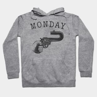 Monday gun Hoodie